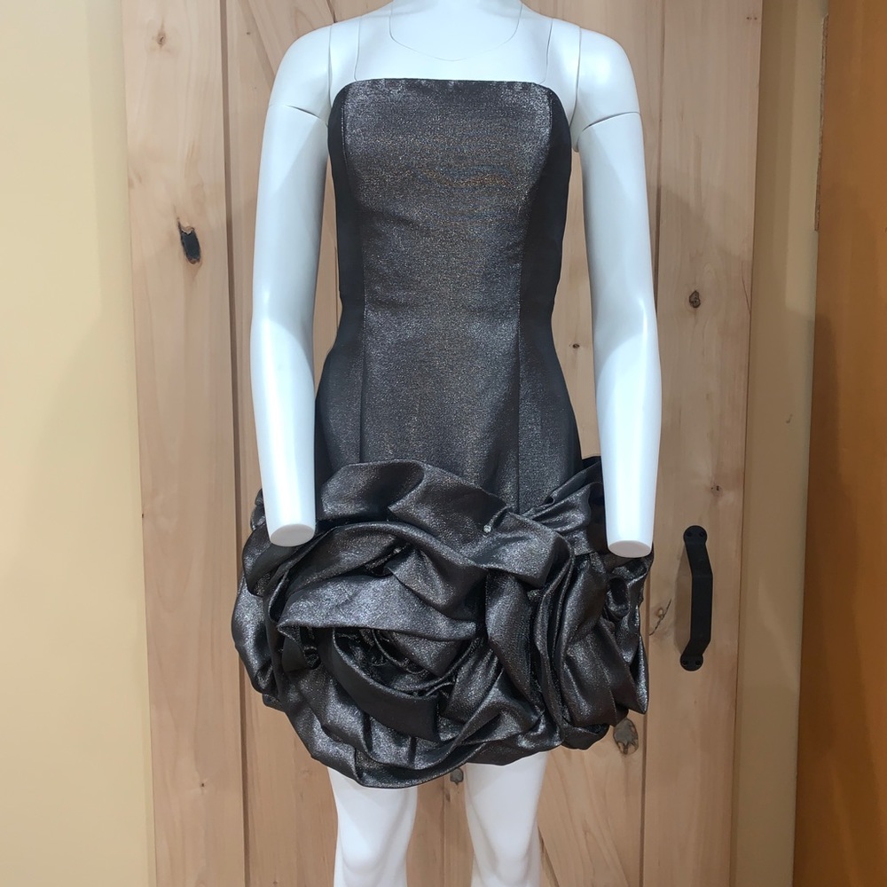 Silver Prom Dress